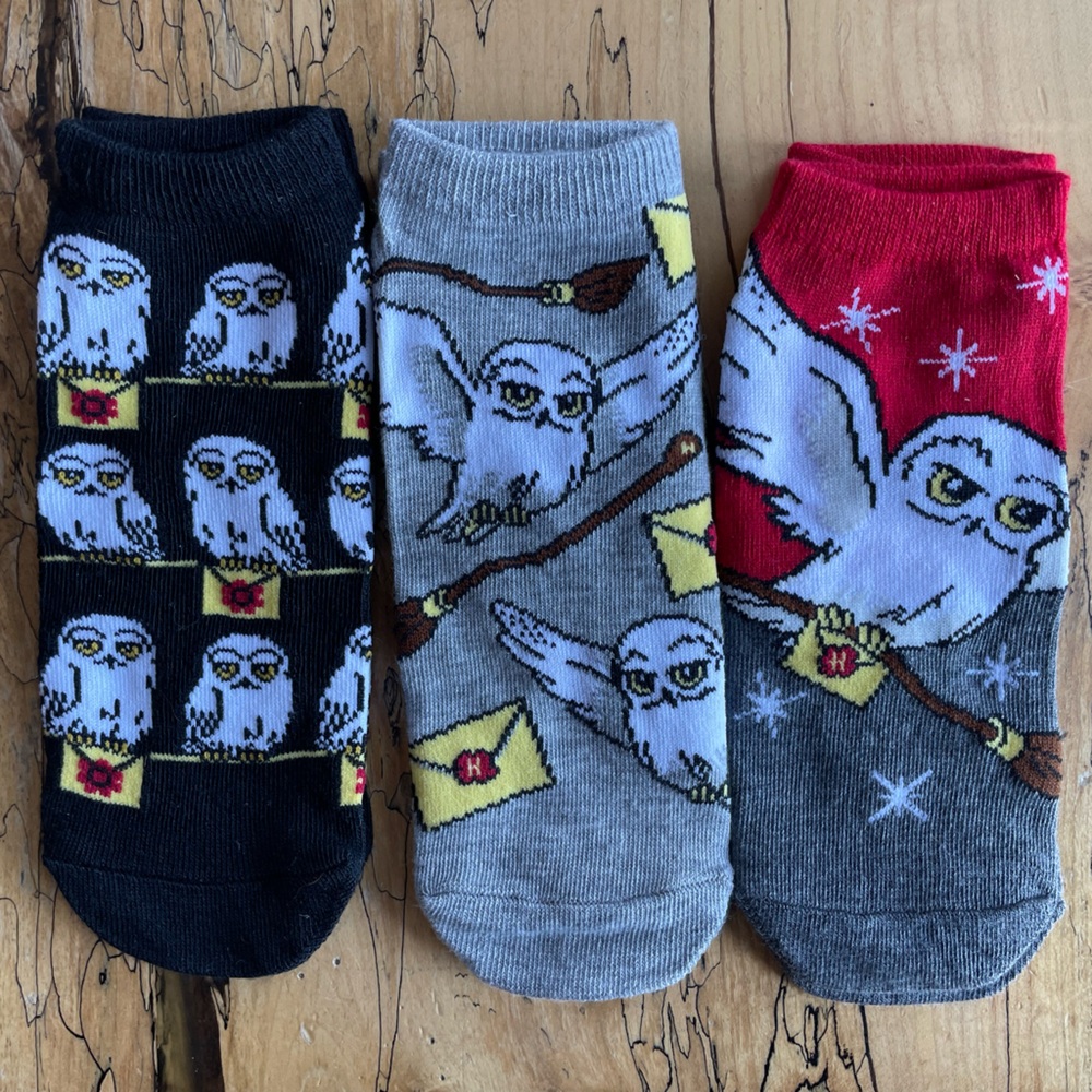 Harry Potter 3-Pack Ankle Socks